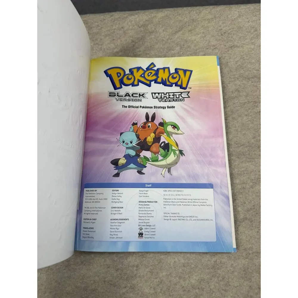 Official Pokemon Black and White Strategy Guide